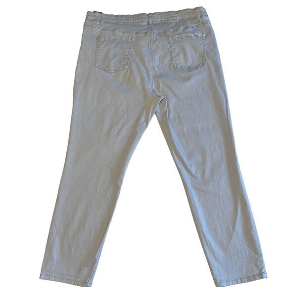 Buffalo David Bitton light blue Daily mid-rise stretch skinny ankle grazer 16/36 - Picture 2 of 11